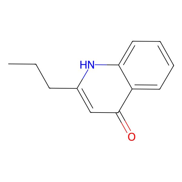 2D Structure of 2-Propylquinolin-4-ol