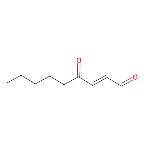2D Structure of 4-Hydroxy-2,3-nonadienal