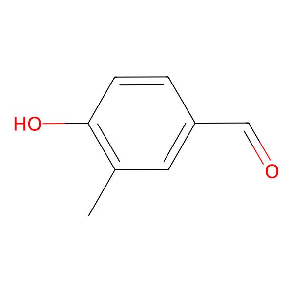 2D Structure of 4-Hydroxy-3-methylbenzaldehyde 2D Structure of 4-Hydroxy-3-methylbenzaldehyde