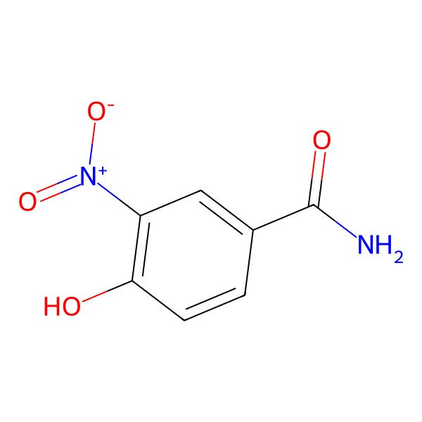 2D Structure of 4-Hydroxy-3-nitrobenzamide