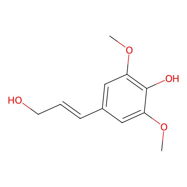 2D Structure of 4-Hydroxy-3,5-dimethoxy-cinnamyl alcohol 2D Structure of 4-Hydroxy-3,5-dimethoxy-cinnamyl alcohol