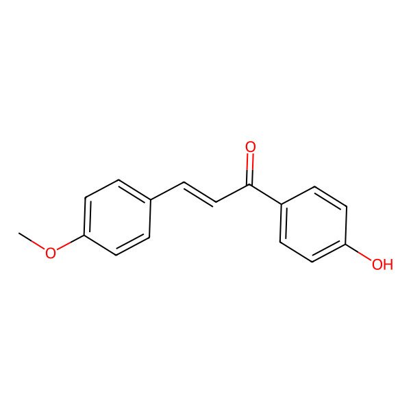 2D Structure of 4'-Hydroxy-4-methoxychalcone