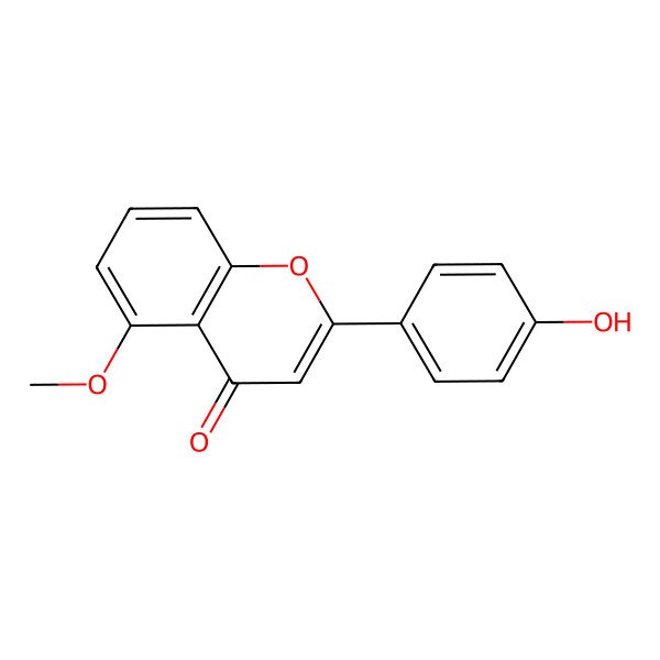 2D Structure of 4'-Hydroxy-5-methoxyflavone 2D Structure of 4'-Hydroxy-5-methoxyflavone