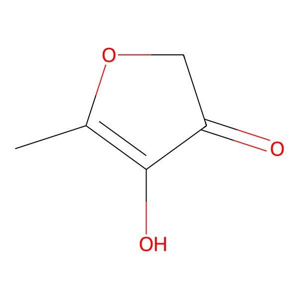 2D Structure of 4-Hydroxy-5-methyl-3(2H)-furanone