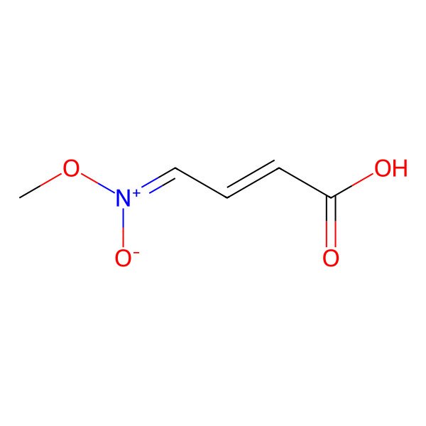 2D Structure of 4-hydroxy-N-methoxy-4-oxobut-2-en-1-imine oxide