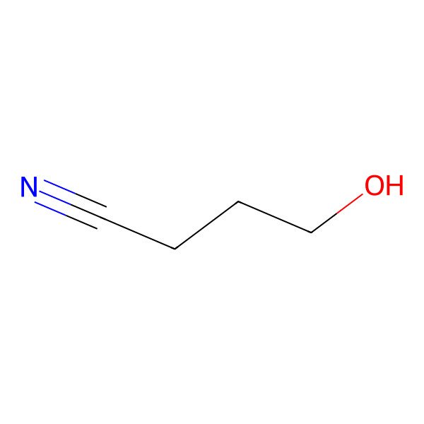 2D Structure of 4-Hydroxybutanenitrile
