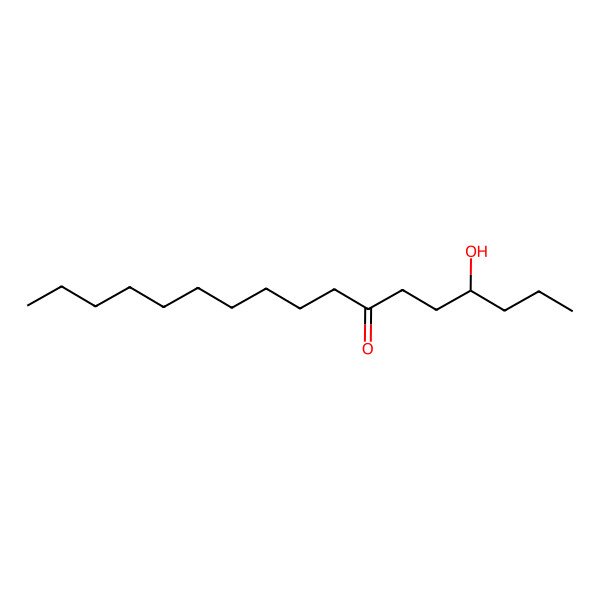 2D Structure of 4-Hydroxyheptadecan-7-one
