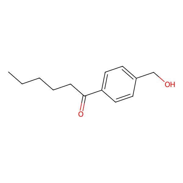2D Structure of 4'-Hydroxymethyl-1-phenyl-n-hexan-1-one