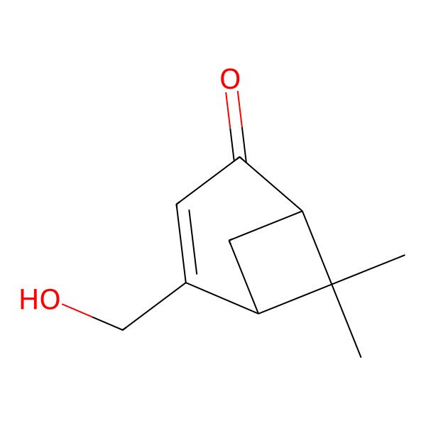 2D Structure of 4-(Hydroxymethyl)-6,6-dimethylbicyclo[3.1.1]hept-3-en-2-one