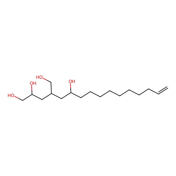 2D Structure of 4-(Hydroxymethyl)hexadec-15-ene-1,2,6-triol 2D Structure of 4-(Hydroxymethyl)hexadec-15-ene-1,2,6-triol