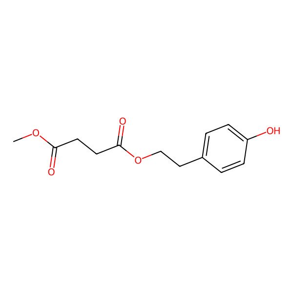 2D Structure of 4-Hydroxyphenethyl methyl succinate