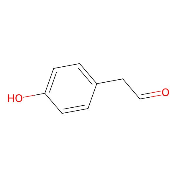 2D Structure of 4-Hydroxyphenylacetaldehyde