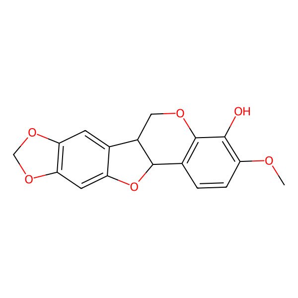 2D Structure of 4-Hydroxypterocarpin 2D Structure of 4-Hydroxypterocarpin