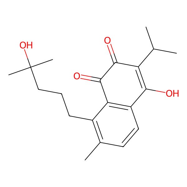 2D Structure of 4-Hydroxysapriparaquinone