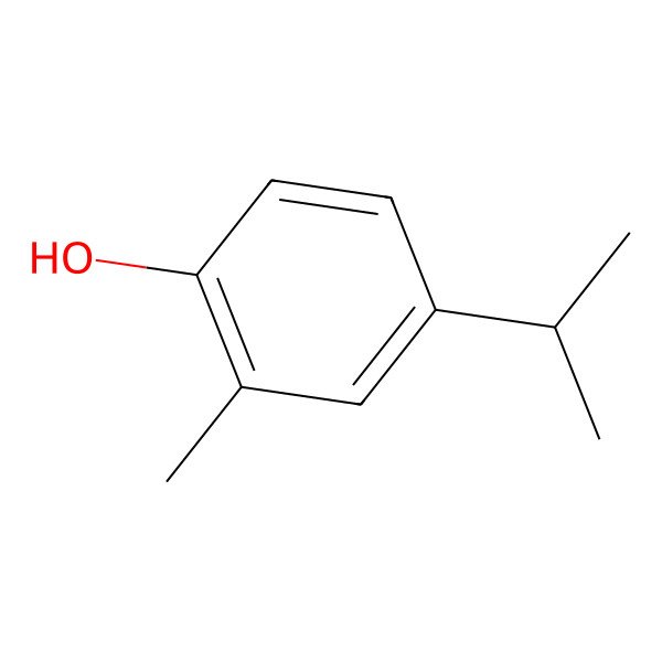 2D Structure of 4-Isopropyl-2-methylphenol