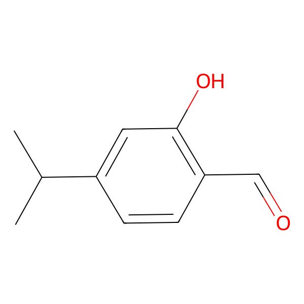 2D Structure of 4-Isopropyl salicylaldehyde