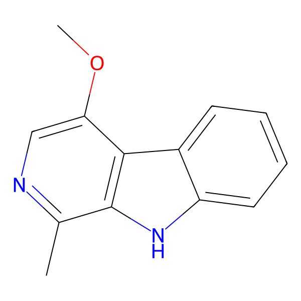 2D Structure of 4-Methoxy-1-methyl-9h-pyrido[3,4-b]indole