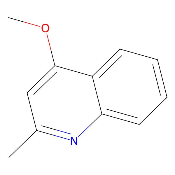 2D Structure of 4-Methoxy-2-methylquinoline