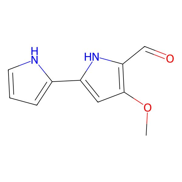 2D Structure of 4-Methoxy-2,2'-bipyrrole-5-carboxaldehyde