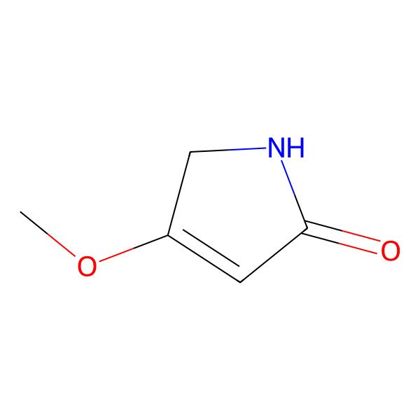 2D Structure of 4-methoxy-2,5-dihydro-1H-pyrrol-2-one