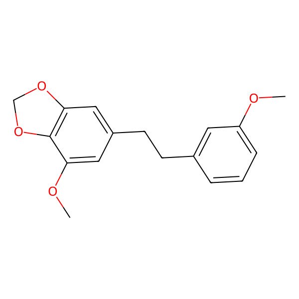 2D Structure of 4-Methoxy-6-[2-(3-methoxyphenyl)ethyl]-1,3-benzodioxole