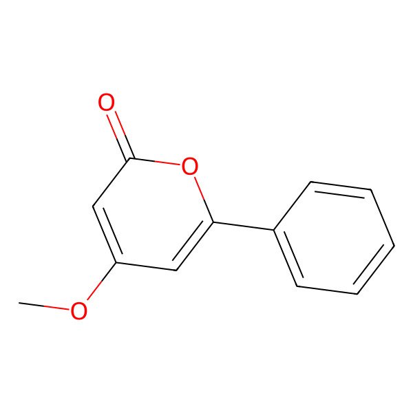 2D Structure of 4-Methoxy-6-phenylpyran-2-one