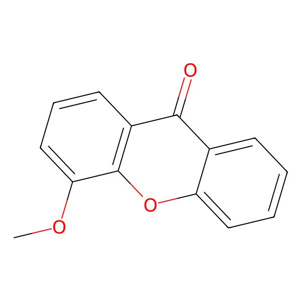 2D Structure of 4-Methoxyxanthone