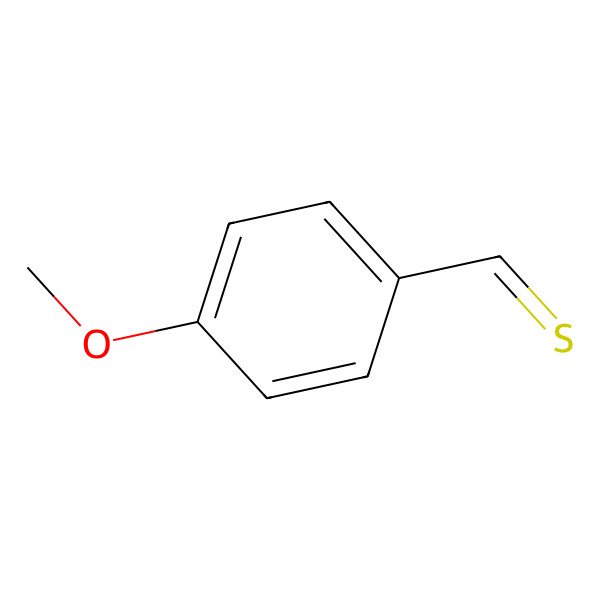 2D Structure of 4-Methoxybenzenecarbothialdehyde