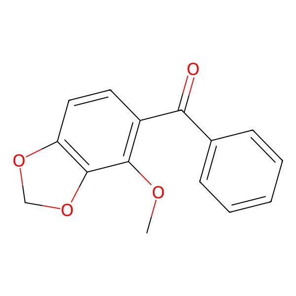2D Structure of (4-Methoxybenzo[d][1,3]dioxol-5-yl)(phenyl)methanone