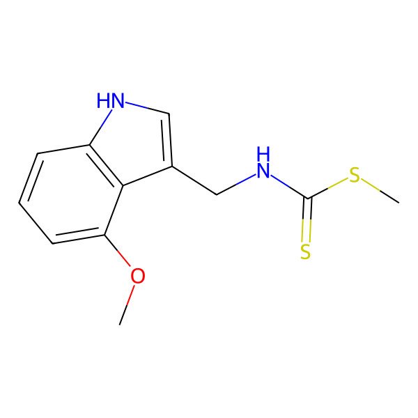 2D Structure of 4-Methoxybrassinin 2D Structure of 4-Methoxybrassinin