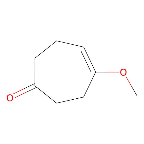 2D Structure of 4-Methoxycyclohept-4-en-1-one 2D Structure of 4-Methoxycyclohept-4-en-1-one