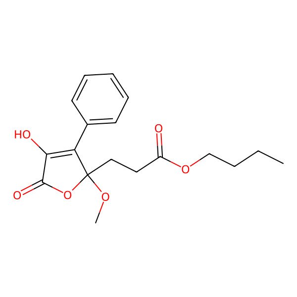 2D Structure of 4-Methoxylactone acid n-butyl ester