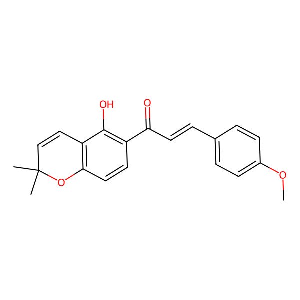 2D Structure of 4-Methoxylonchocarpin
