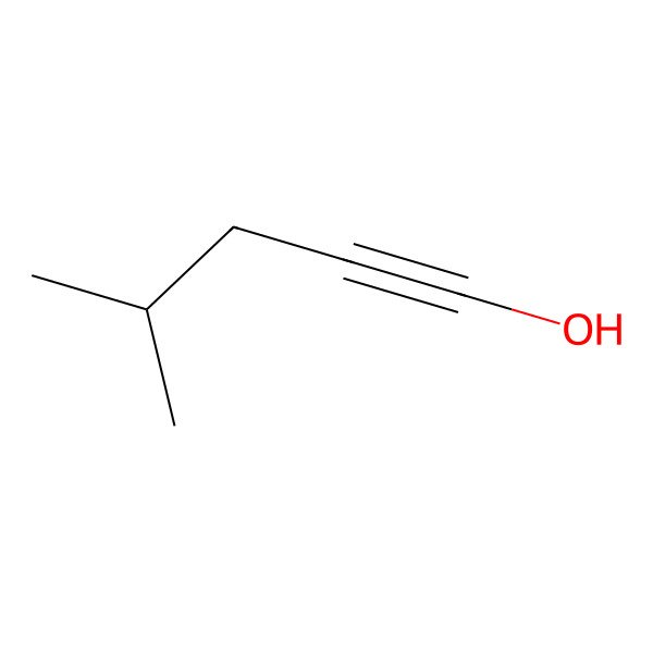 2D Structure of 4-Methyl-1-pentyn-1-ol