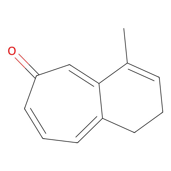 2D Structure of 4-Methyl-1,2-dihydrobenzo[7]annulen-6-one