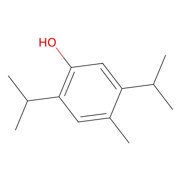 2D Structure of 4-Methyl-2,5-diisopropylphenol 2D Structure of 4-Methyl-2,5-diisopropylphenol