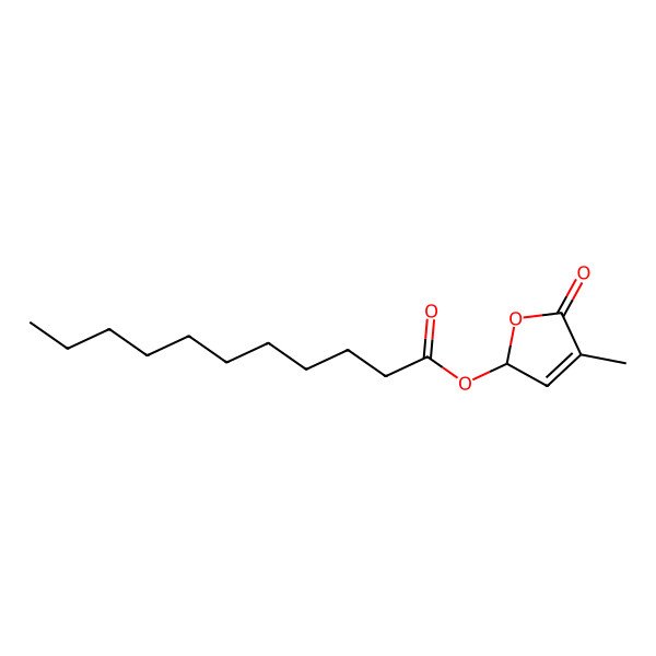 2D Structure of (4-methyl-5-oxo-2H-furan-2-yl) undecanoate