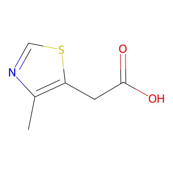 2D Structure of 4-Methyl-5-thiazoleacetic acid