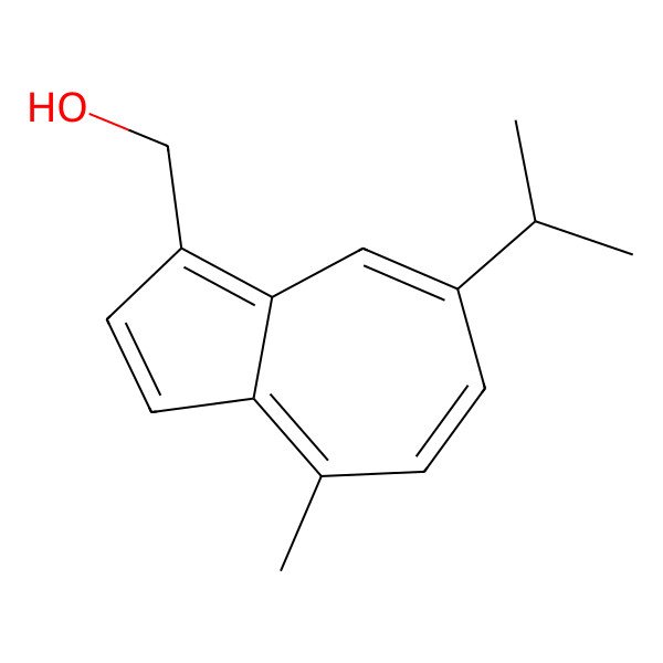 2D Structure of [4-Methyl-7-(propan-2-yl)azulen-1-yl]methanol
