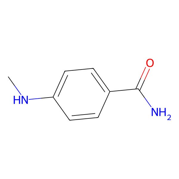 2D Structure of 4-(Methylamino)benzamide