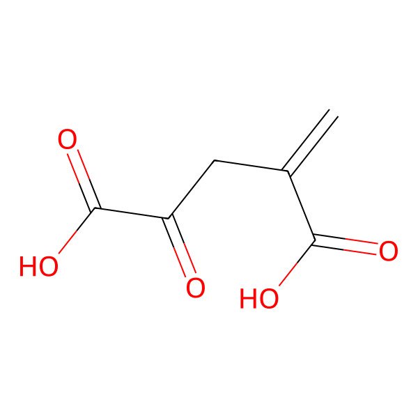 2D Structure of 4-Methylene-2-oxoglutarate