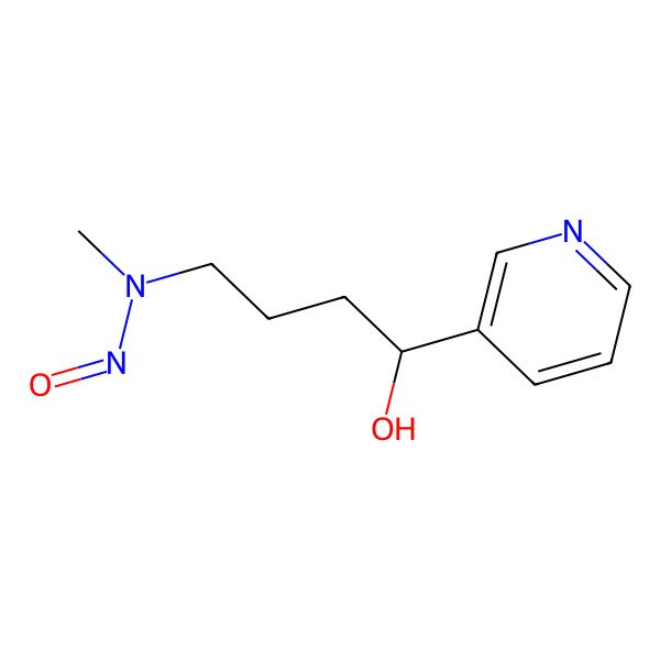2D Structure of 4-(Methylnitrosamino)-1-(3-Pyridyl)-1-Butanol