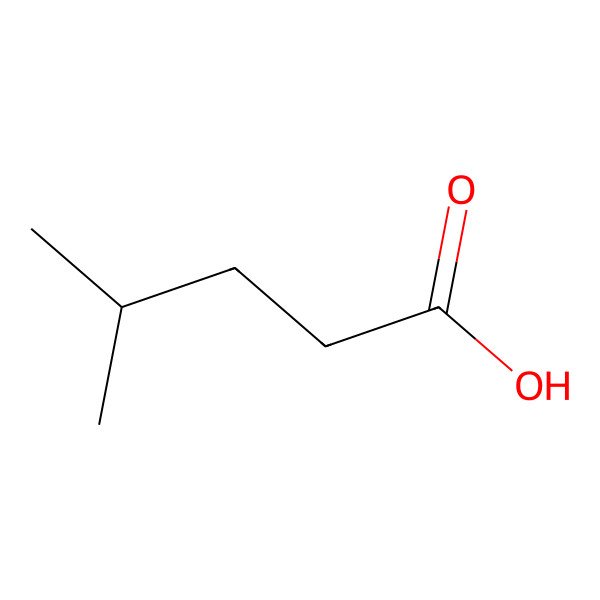 2D Structure of 4-Methylpentanoic acid