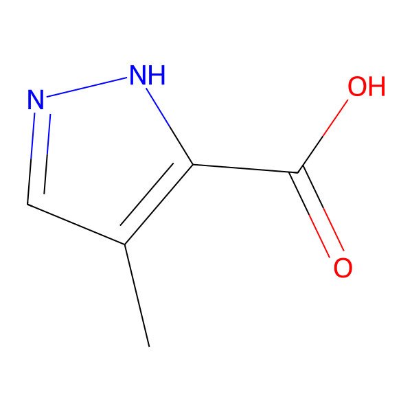 2D Structure of 4-Methylpyrazole-3-carboxylic acid