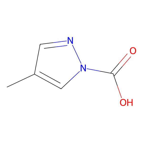 2D Structure of 4-Methylpyrazole-3(5)-carboxylic acid