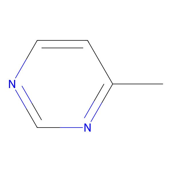 2D Structure of 4-Methylpyrimidine
