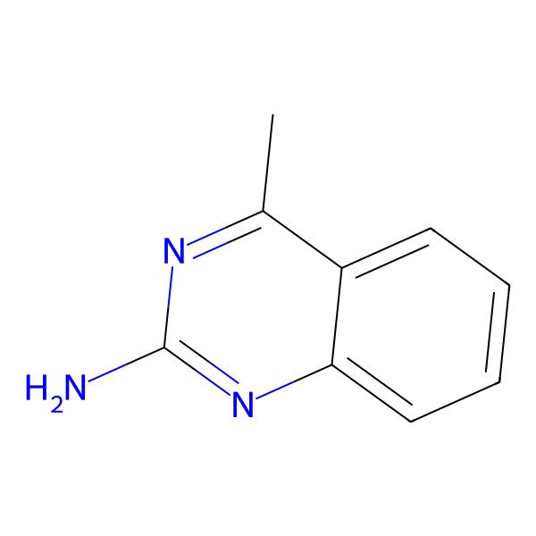 2D Structure of 4-Methyl-2-quinazolinamine