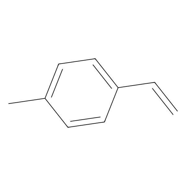 2D Structure of 4-Methylstyrene