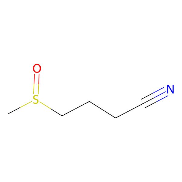 2D Structure of 4-(Methylsulfinyl)butanenitrile