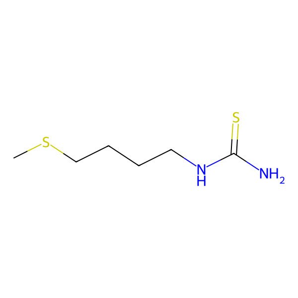 2D Structure of 4-Methylthiobutylthio-urea